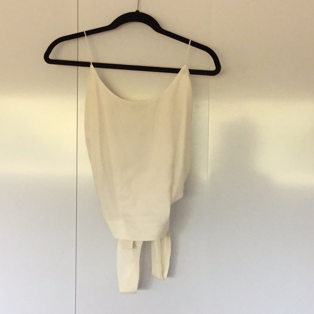 COPY - White silk tank